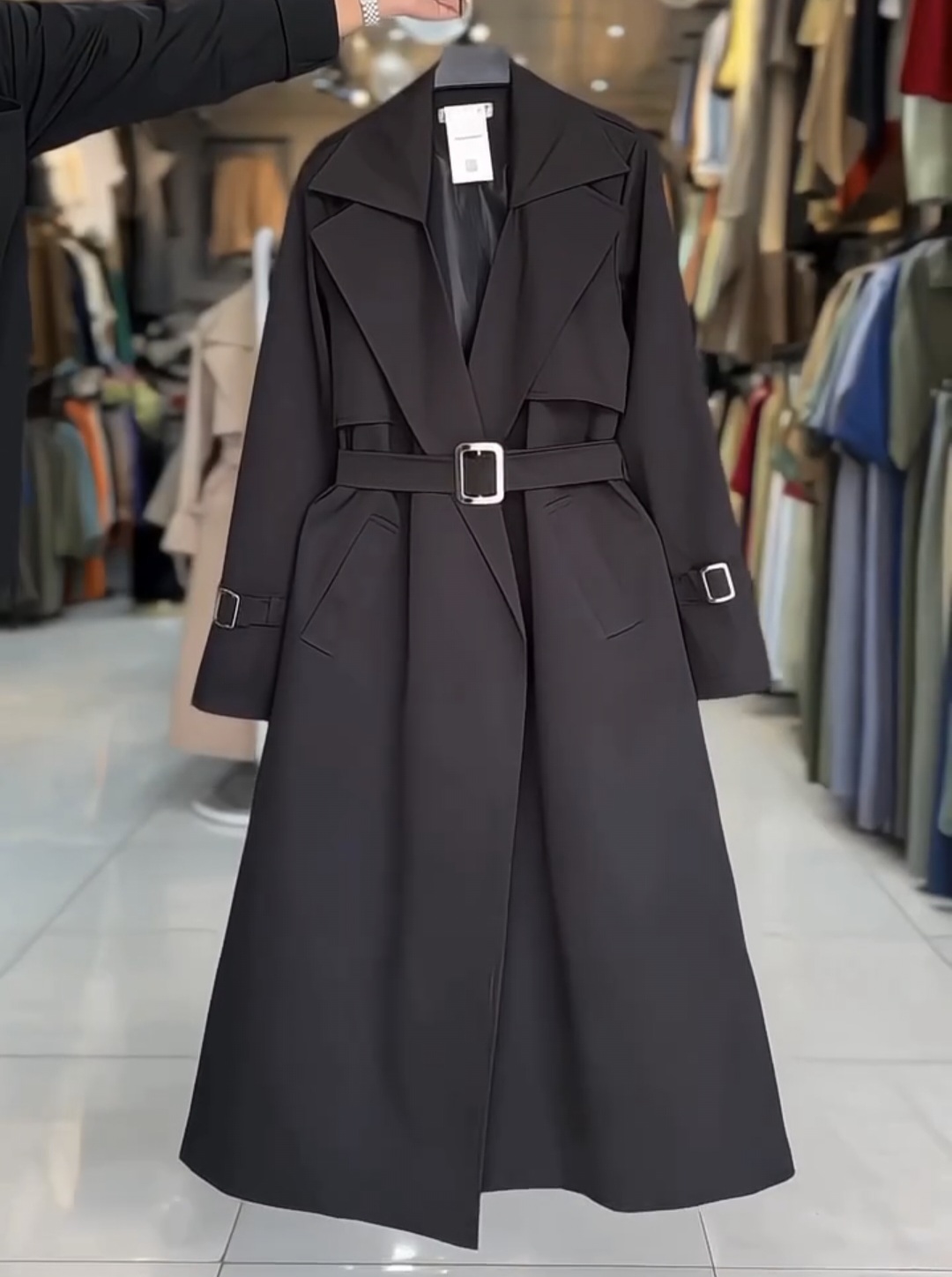 ترنچ کت بلند پاییزه