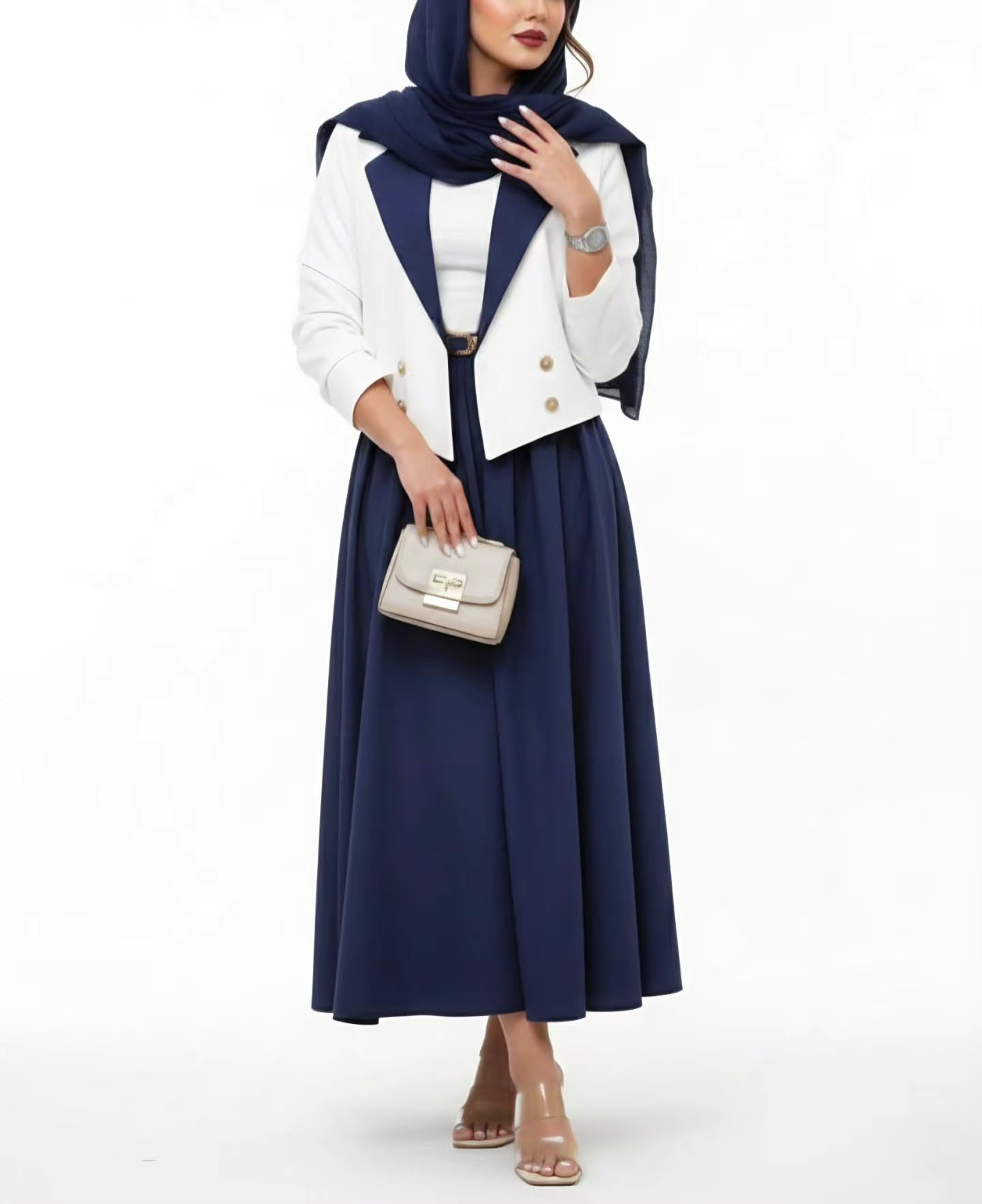 کت دامن کتان کجراه 