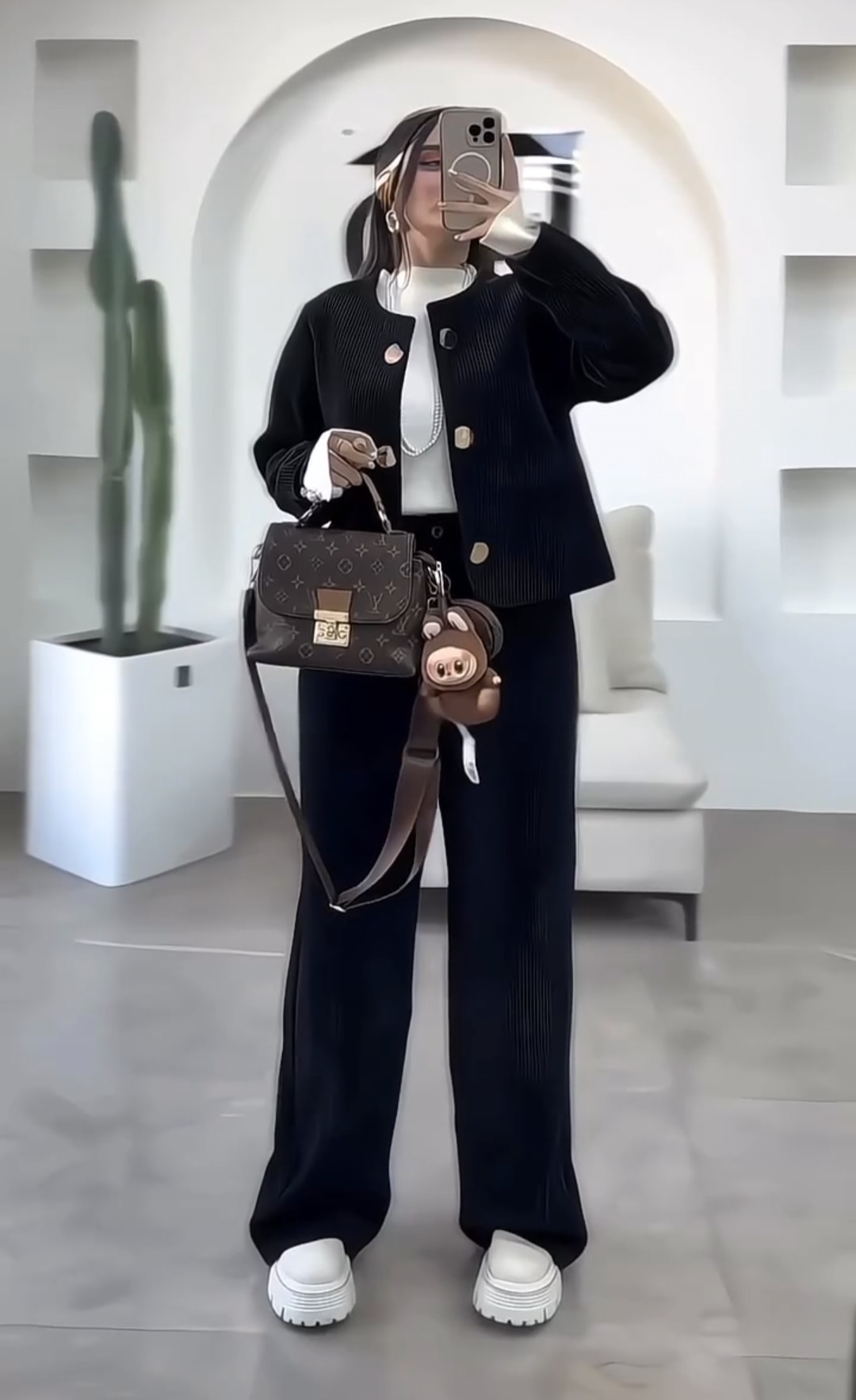 کت شلوار بیسگوییتی مخمل پاییزه