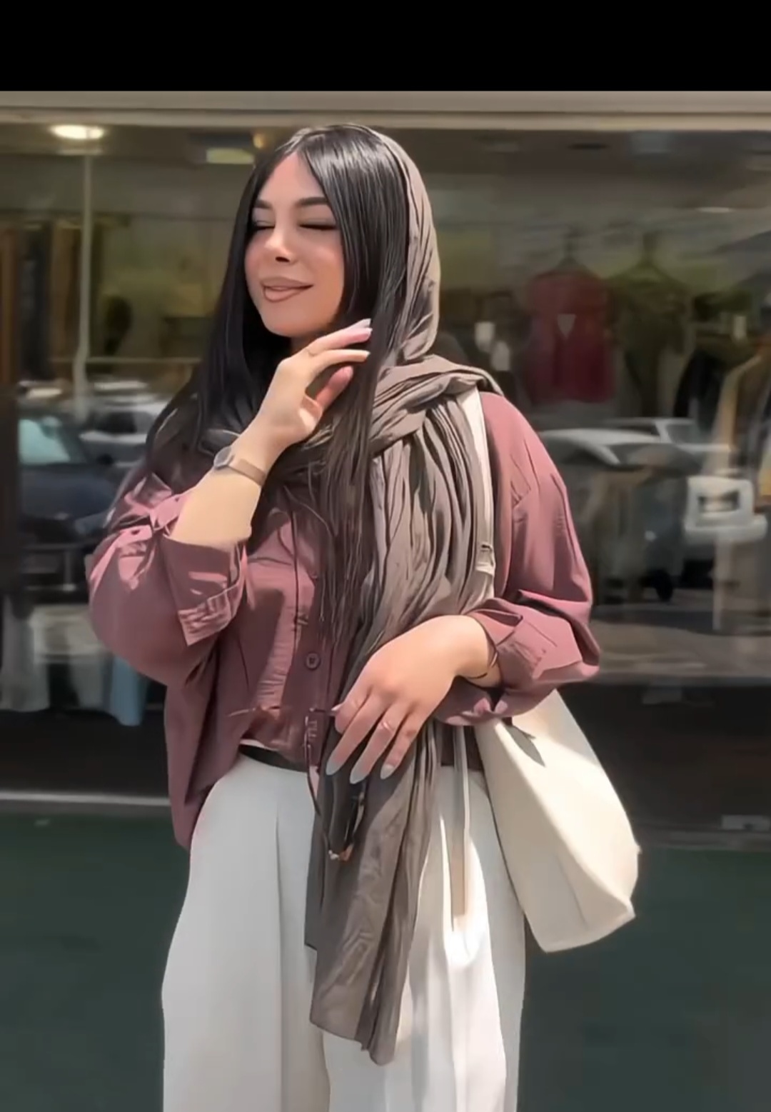 ست شومیز شلوار کرپ مانا سرمه ای ابی سرخابی مشکی
