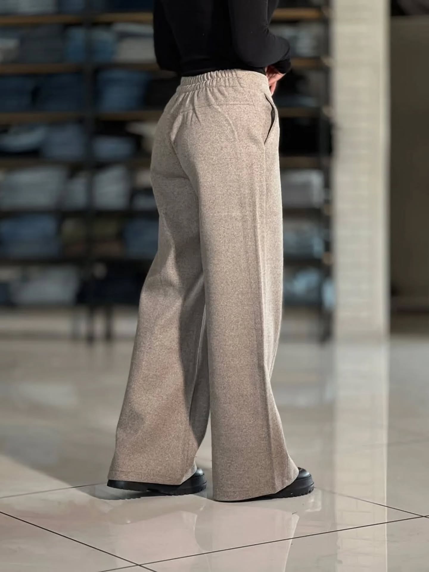 شلوار پشمی کجراه 