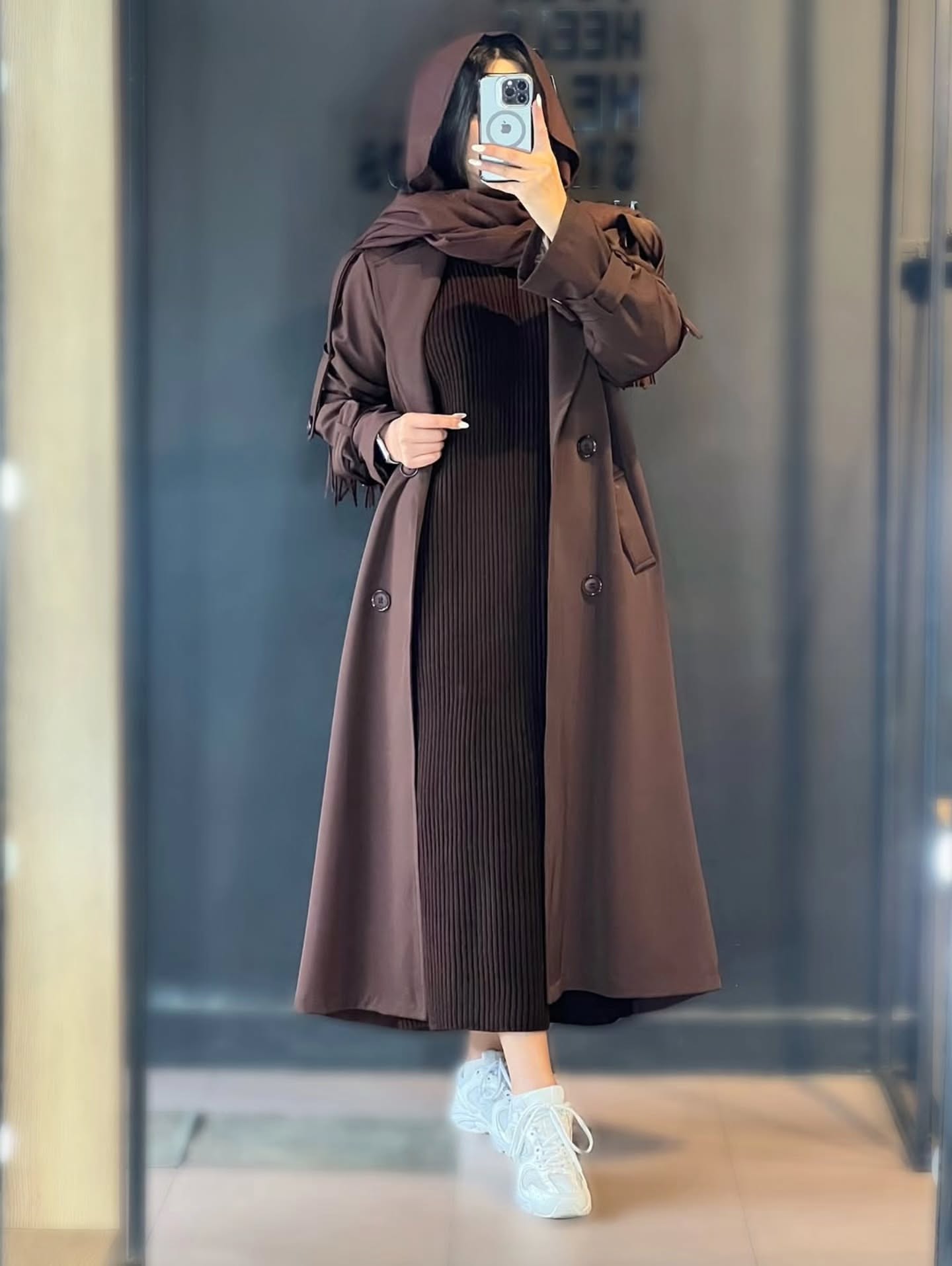 بارونی بلند پاییزه کجراه تیار