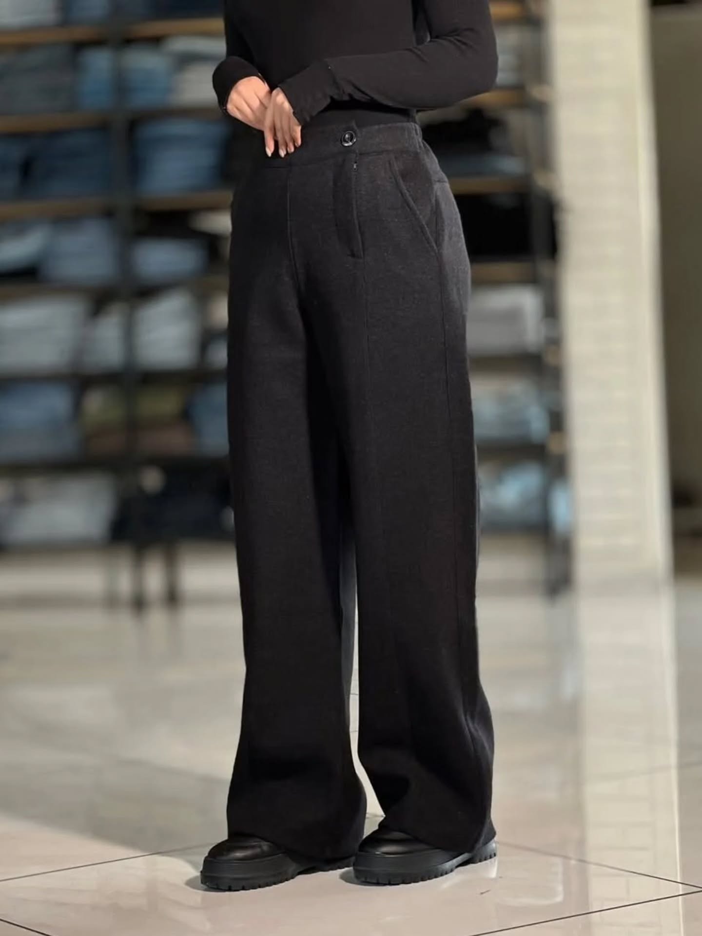 شلوار پشمی کجراه 