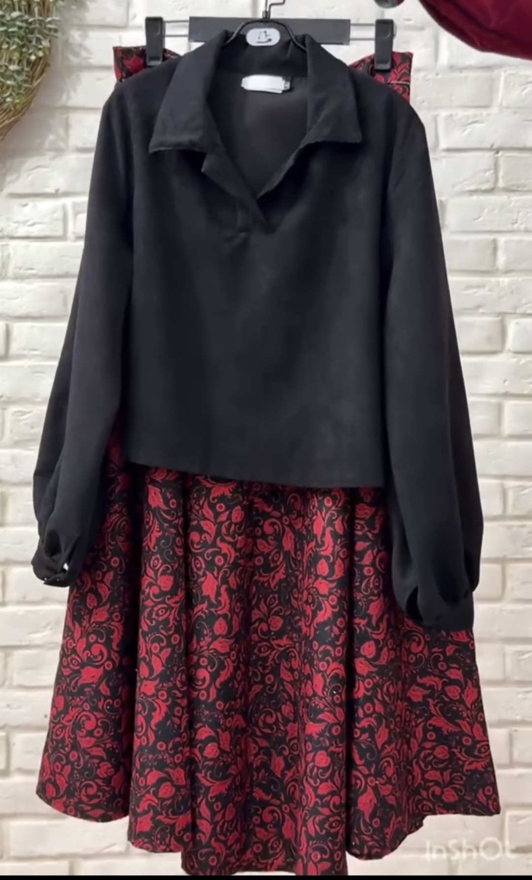 شومیز دامن کتان کجراه