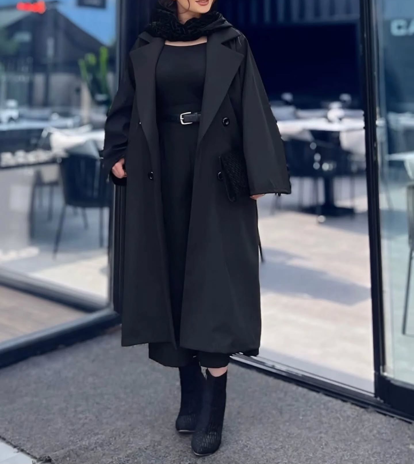 مانتو پاییزه کتان کجراه.